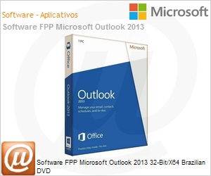 543-05765 - Software FPP Microsoft Outlook 2013 32-Bit/X64 Brazilian DVD