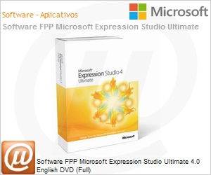 NKF-00008 - Software FPP Microsoft Expression Studio Ultimate 4.0 English DVD (Full)