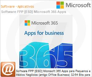 SPP-00005 - Software FPP [ESD] Microsoft 365 Apps para Pequenos e Mdios Negcios (antigo Office Business) 32/64 Bits para 5 Usurios com 5TB OneDrive no total (Download, Assinatura Anual)