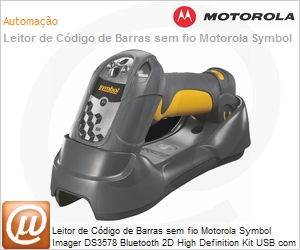 DS3578-SRFU0100IR - Leitor de Cdigo de Barras sem fio Motorola Symbol Imager DS3578 Bluetooth 2D High Definition Kit USB com fonte