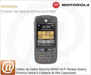 ES405B-0AP2-BR - Coletor de Dados Motorola ES400 Wi-Fi Teclado Qwerty Windows Mobile 6.5 Bateria de Alta Capacidade