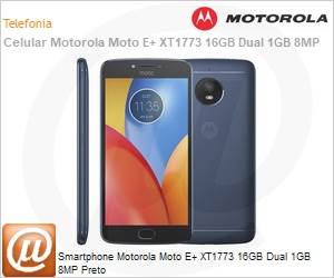 PA720000BR - Smartphone MotorolaMoto E+ XT1773 16GB Dual 1GB 8MP Preto