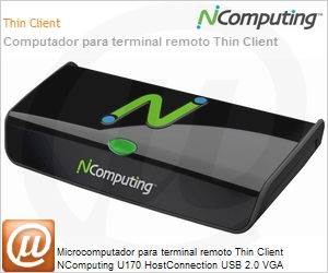 U170 - Desktop-PC para terminal remoto Thin Client NComputing U170 HostConnection USB 2.0 VGA
