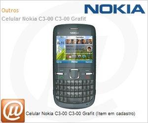 002S011 - Celular Nokia C3-00 C3-00 Grafit (Item em cadastro)