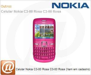 002S0C3 - Celular Nokia C3-00 Rosa C3-00 Rosa (Item em cadastro)