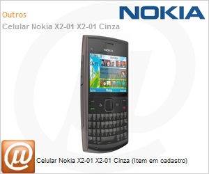 002V148 - Celular Nokia X2-01 X2-01 Cinza (Item em cadastro)