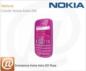 A00004262 - Smartphone Nokia Asha 200 Rosa