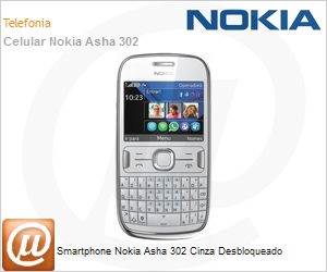 A00005081 - Smartphone Nokia Asha 302 Cinza Desbloqueado