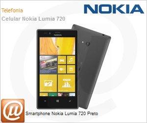 A00010777 - Smartphone Nokia Lumia 720 Preto