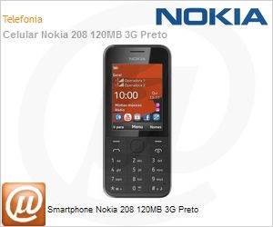 A00016065 - Smartphone Nokia 208 120MB 3G Preto