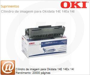 41331601 - Cilindro de imagem para Okidata 14E 14Ex 14I Rendimento: 20000 pginas
