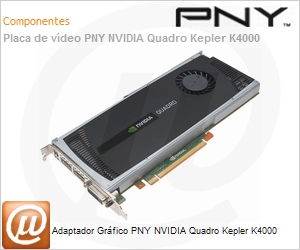 VCQK4000-PORPB - Adaptador Grfico PNY NVIDIA Quadro Kepler K4000