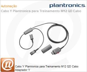 27019-01 - Cabo Y Plantronics para Treinamento M12 QD Cabo Adaptador Y