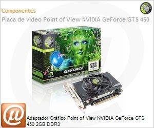 VGA-450-C1-2048 - Adaptador Grfico Point of View NVIDIA GeForce GTS 450 2GB DDR3