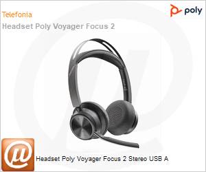 213726-01 - Headset Poly Voyager Focus 2 Stereo USB A