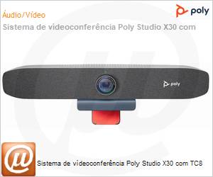 2200-86260-212 - Sistema de VdeoConferncia Poly Studio X30 com TC8