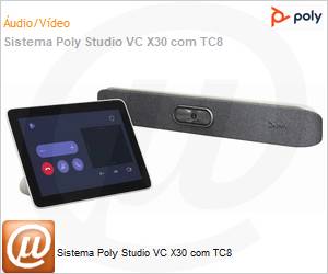 83Z46AA - Sistema Poly Studio VC X30 com TC8 