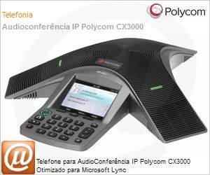 2200-15810-025 - Telefone para AudioConferncia IP Polycom CX3000 Otimizado para Microsoft Lync