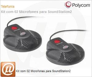 2200-16155-001 - Kit com 02 Microfones para SoundStation2