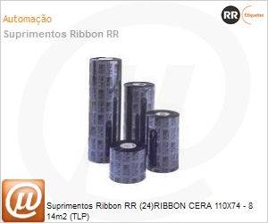 80041011110074 - Suprimentos Ribbon RR (24)RIBBON CERA 110X74 - 8 14m2 (TLP)