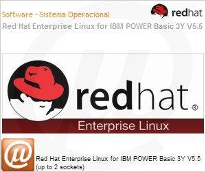 MCT0989F3 - Red Hat Enterprise Linux for IBM POWER Basic 3Y V5.5 (up to 2 sockets) 