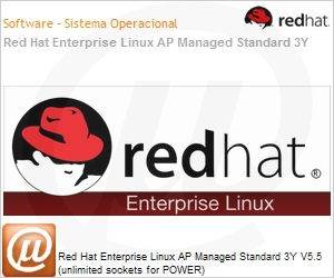 MCT1909F3 - Red Hat Enterprise Linux AP Managed Standard 3Y V5.5 (unlimited sockets for POWER) 