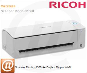 CG01000-308801 - Scanner Ricoh ix1300 A4 Duplex 30ppm Wi-fii 