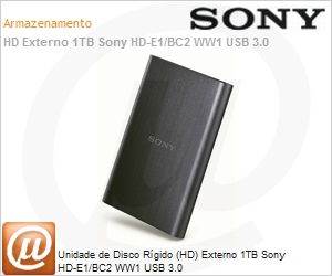 31305110 - Unidade de Disco Rgido (HD) Externo 1TB Sony HD-E1/BC2 WW1 USB 3.0