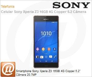 E0001060 - Smartphone Sony Xperia Z3 16GB 4G Copper 5.2" Cmera 20.7MP