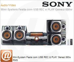 FST-ZUX9 - Mini-System Festa com USB REC & PLAY Genezi 880w RMS