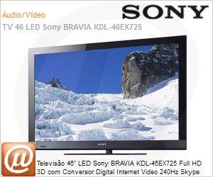 Sony - KDL-46EX725 - Televisão 46 Sony - KDL-46EX725 - Televisão 46