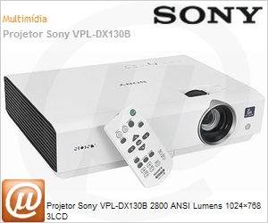 VPL-DX130B - Projetor Sony VPL-DX130B 2800 ANSI Lumens 1024768 3LCD