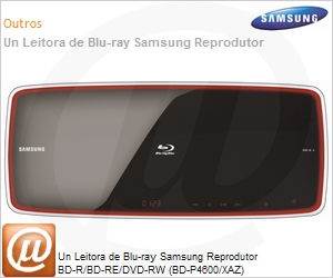 BD-P4600/XAZ - Un Leitora de Blu-ray Samsung Reprodutor BD-R/BD-RE/DVD-RW (BD-P4600/XAZ)