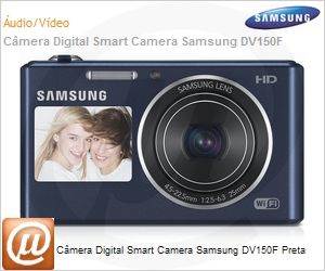 EC-DV150FVMBBR - Cmera Digital Smart Camera Samsung DV150F Preta