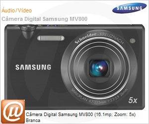 EC-MV800ZVDWBR - Cmera Digital Samsung MV800 (16.1mp; Zoom: 5x) Branca