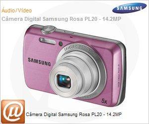 EC-PL20ZZVPPBR - Cmera Digital Samsung Rosa PL20 - 14.2MP