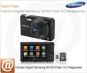 EC-SH100ZVPBBR - Cmera Digital Samsung SH100 Preta 14.2 Megapixels