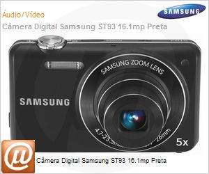 EC-ST93ZZVPBBR - Cmera Digital Samsung ST93 16.1mp Preta