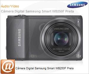 EC-WB250FJMBBR - Cmera Digital Samsung Smart WB250F Preta