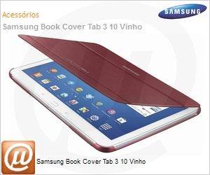 EF-BP520BREGWW - Samsung Book Cover Tab 3 10 Vinho