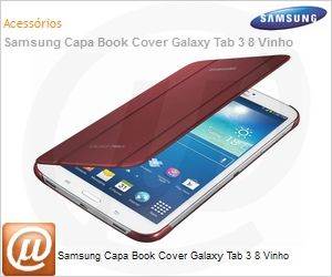 EF-BT310BREGWW - Samsung Capa Book Cover Galaxy Tab 3 8 Vinho
