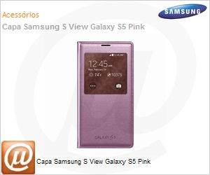 EF-CG900BPEGBR - Capa Samsung S View Galaxy S5 Pink