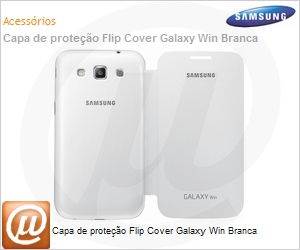 EF-FI855BWEGWW - Capa de proteo Flip Cover Galaxy Win Branca