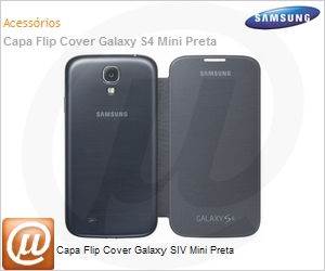 EF-FI950BBEGWW - Capa Flip Cover Galaxy SIV Mini Preta