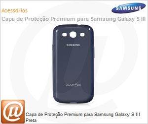 EFC-1G6BBECSTD - Capa de Proteo Premium para Samsung Galaxy S III Preta