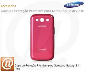 EFC-1G6BPECSTD - Capa de Proteo Premium para Samsung Galaxy S III Pink