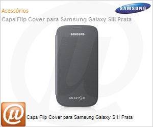 EFC-1G6FGECSTD - Capa Flip Cover para Samsung Galaxy SIII Prata