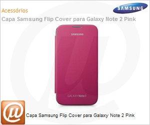 EFC-1J9FPEGSTD - Capa Samsung Flip Cover para Galaxy Note 2 Pink