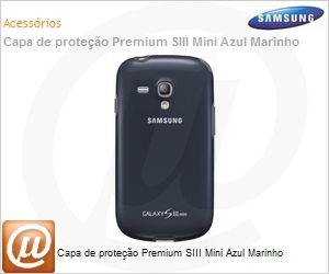 EFC-1M7BBEGSTD - Capa de proteo Premium SIII Mini Azul Marinho