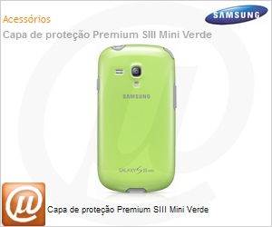 EFC-1M7BGEGSTD - Capa de proteo Premium SIII Mini Verde